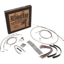 Burly Cntrl Kit 16" Ape Stainless