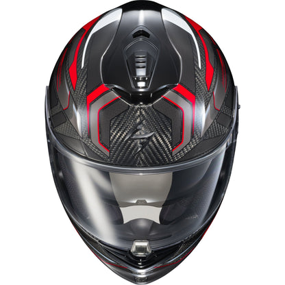 Exo St1400 Evo Carbon Helmet Hex Gloss Red 2x