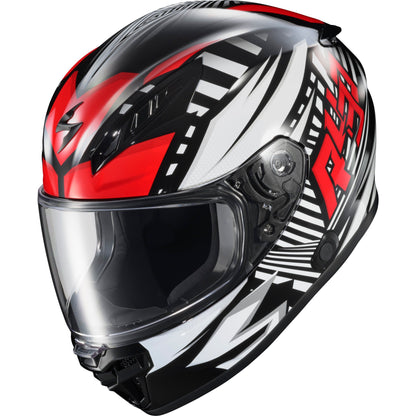 Exo R430 Full Face Helmet Head Trip Red 2x