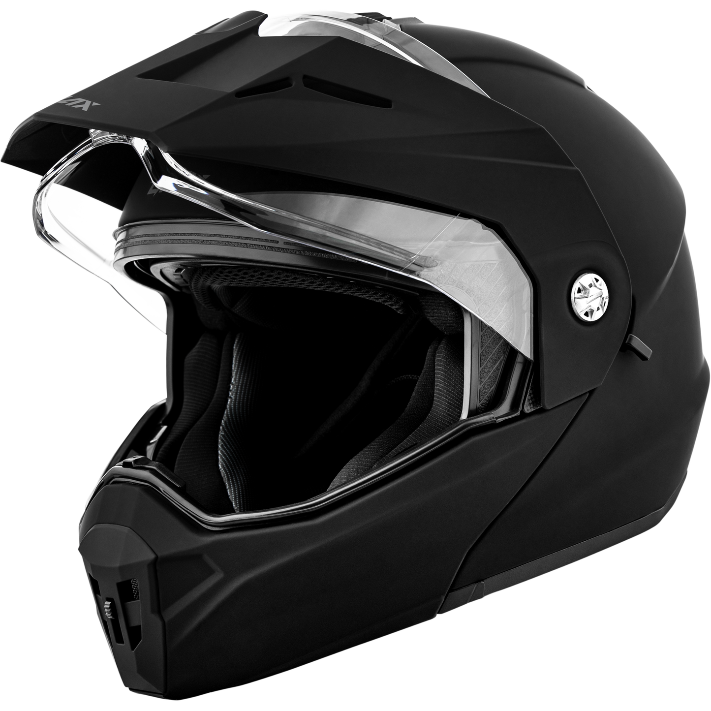 Md 74 Solid Helmets Matte Black Lg