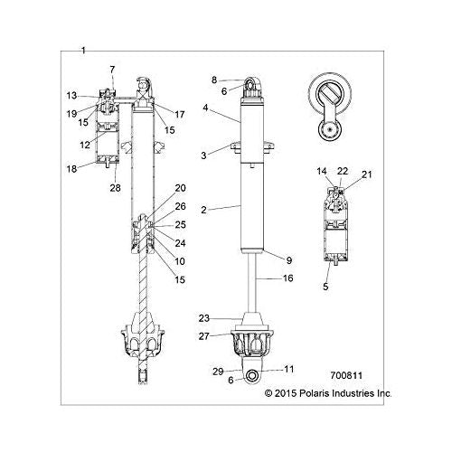 Polaris RZR O-Ring, Genuine OEM Part 1800760, Qty 1