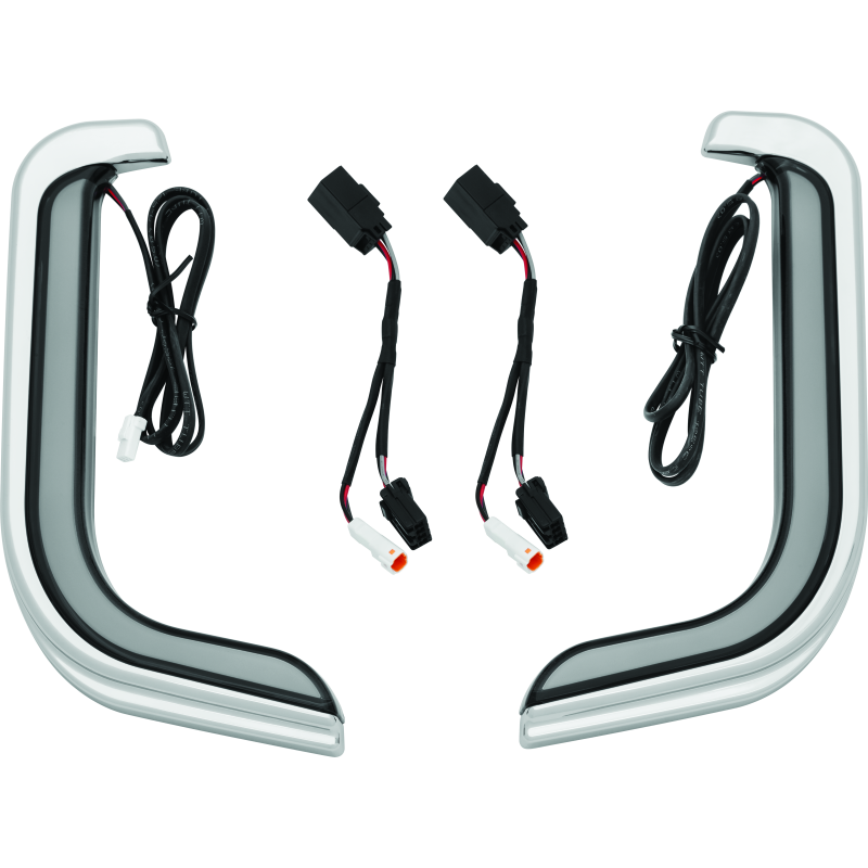 Kuryakyn Tracer LED Fairing Lower Accents Chrome