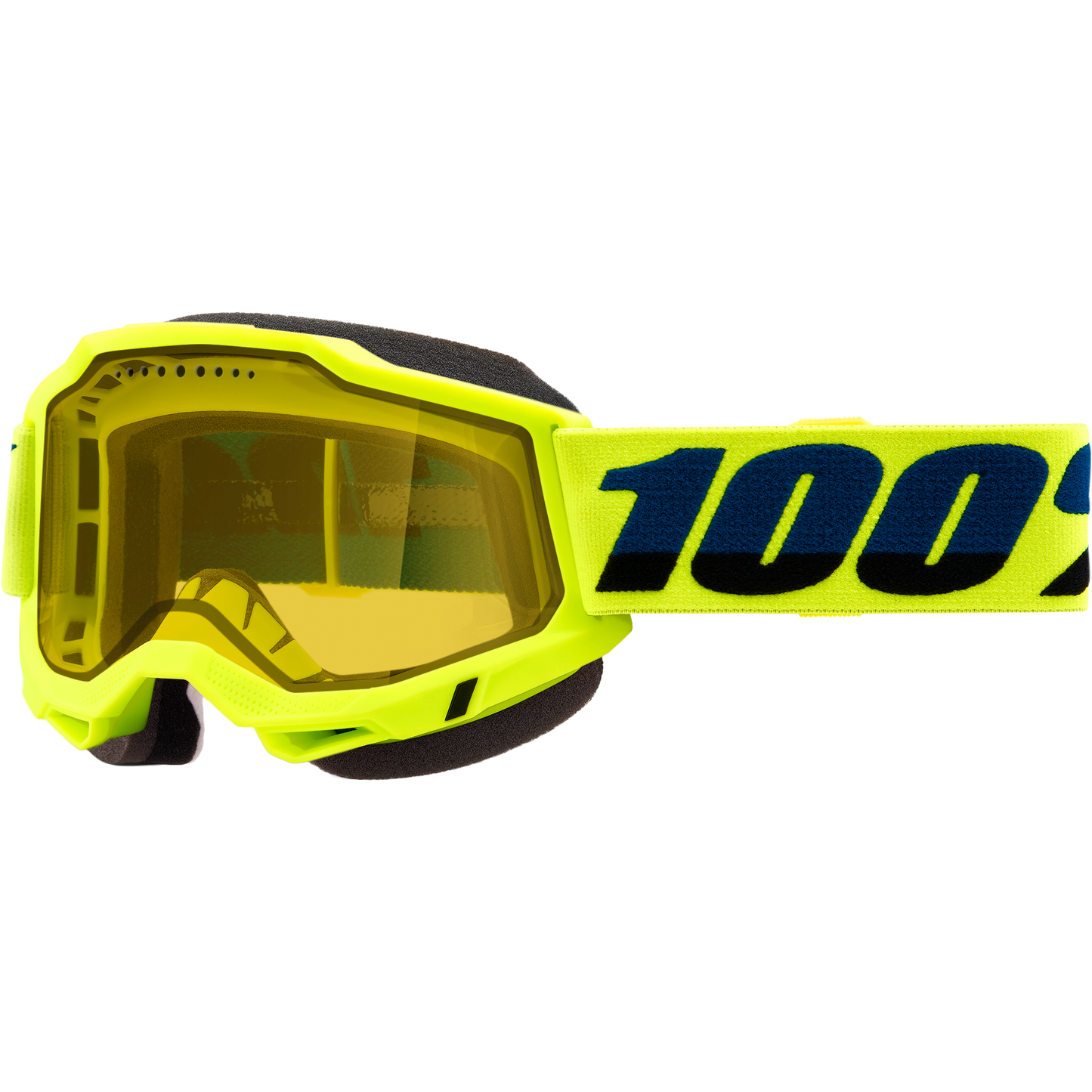 Accuri 2 Snowmobile Goggle Neon Yellow W/ Yellow Lens