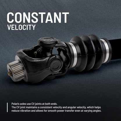 Polaris Rear Half Shaft CV Axle for Specific GENERAL 1000 & 4 1000 Models, Including Sport, Premium, Deluxe, RIDE COMMAND, EPS, Limited, Hunter, Full Assembly, OEM Part, Black, Qty 1-1334076