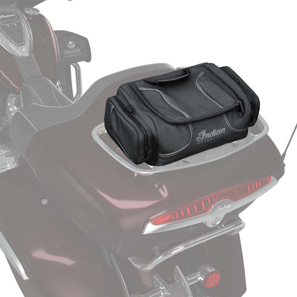 Indian Motorcycle Spirit Lake Rack Bag, Black - 2889145-VBA