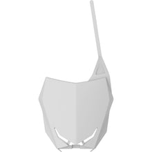 Front Number Plate White