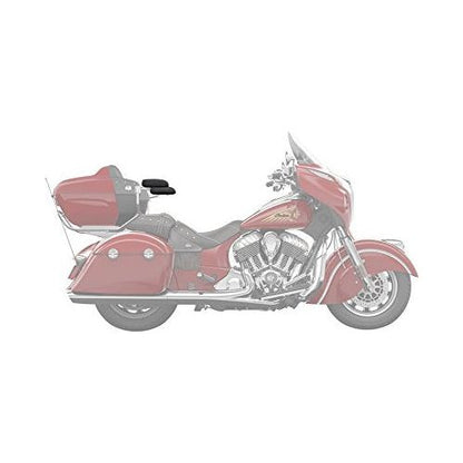 Indian Motorcycle Passenger Armrest Pads, Pair, Fits Specific Chieftain, Roadmaster, Chief, Springfield Models Equipped With Trunk, Black Genuine Leather, for Comfort and Support - 2880041-01