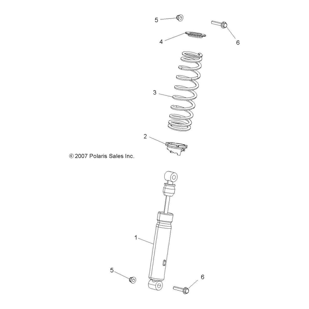 
                      
                        Polaris ATV Spring, Orange Madness, Genuine OEM Part 7044539-589, Qty 1
                      
                    