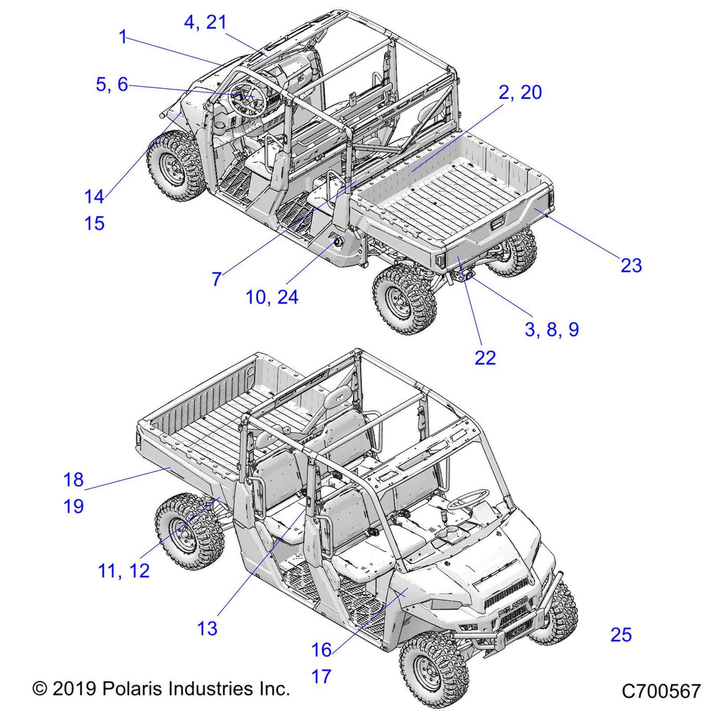 
                      
                        Polaris Off Road Decal-Tailgate,4000 D,RH, Genuine OEM Part 7191150, Qty 1
                      
                    