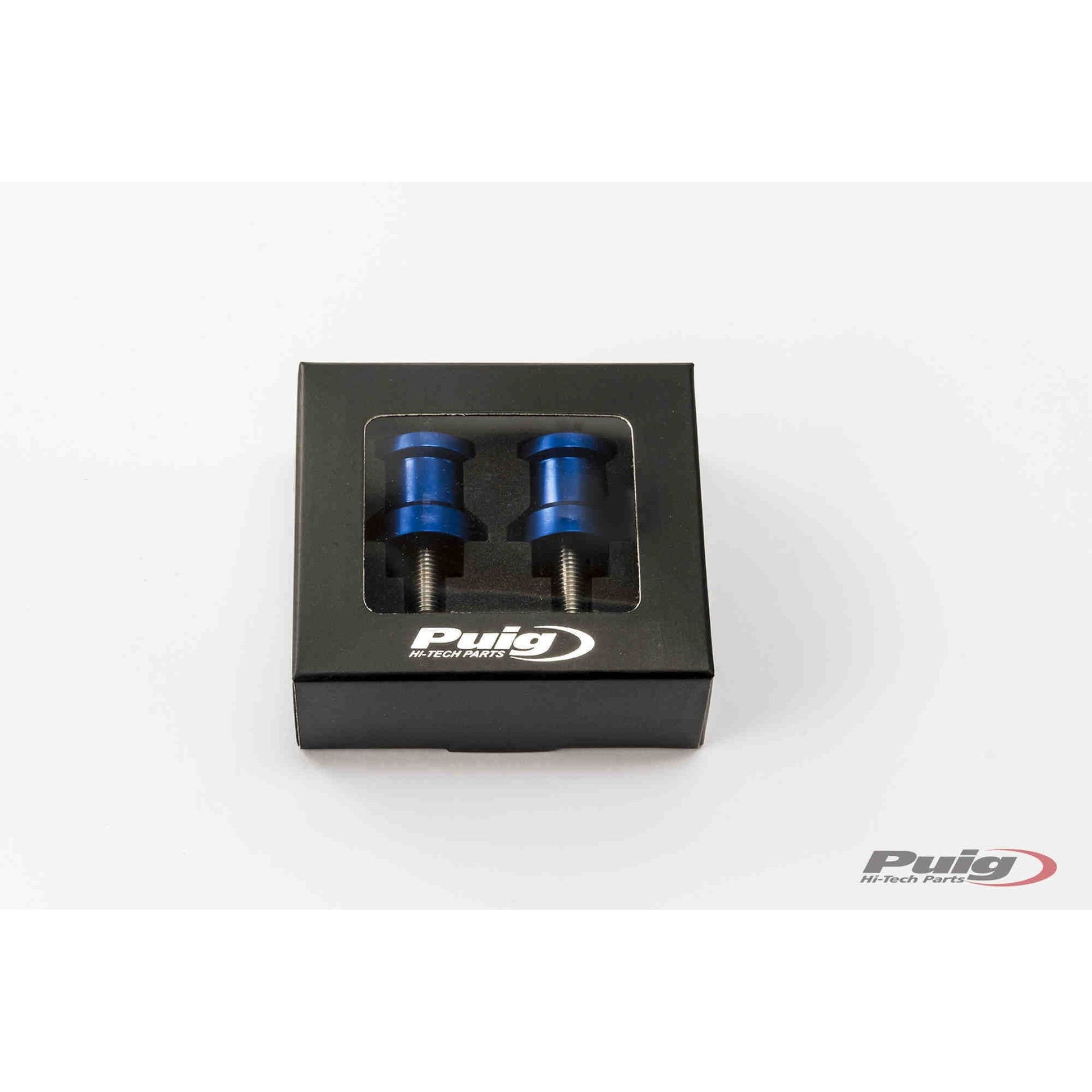 Swingarm Spools Hi Tech 10mm Blue 2/Pk