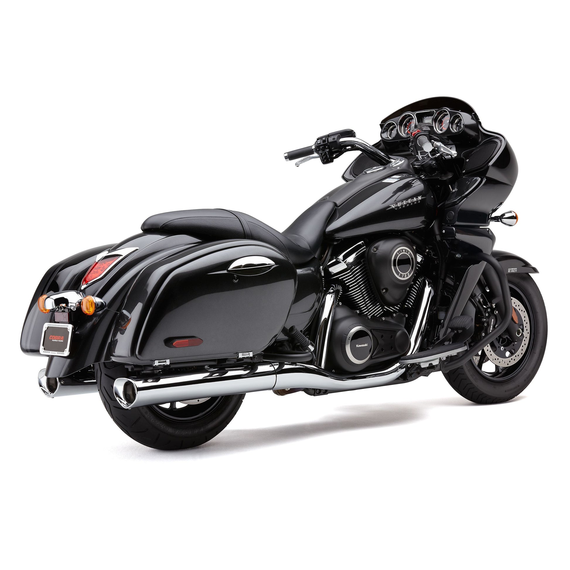 Tri Flo Slip On Chrome Kaw Voyager/Vaquero