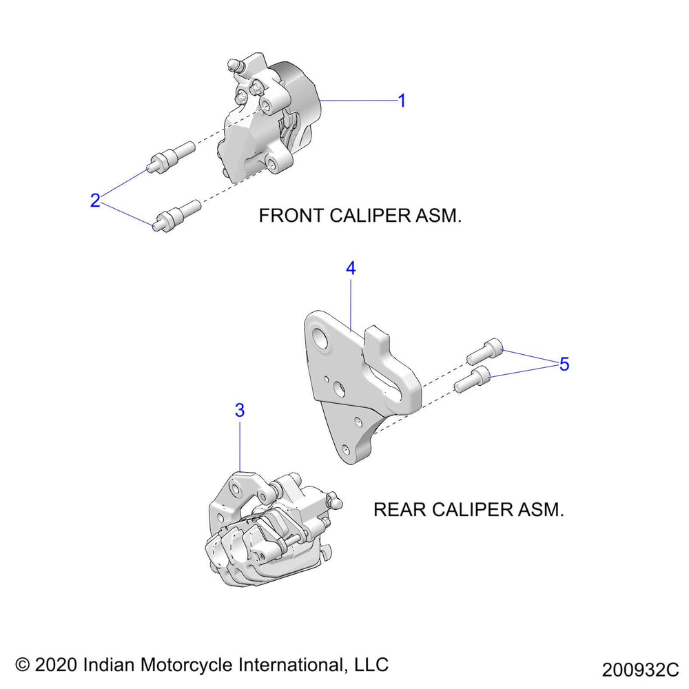 
                      
                        Indian Motorcycle Double Stud Caliper Cover, Genuine OEM Part 7520887, Qty 1
                      
                    