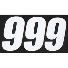 Number 9 White 4" 3/Pk