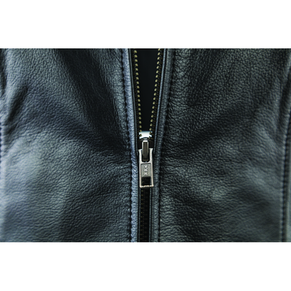 Kuryakyn Leather By River Road Plains Leather Vest Black Womens - Small