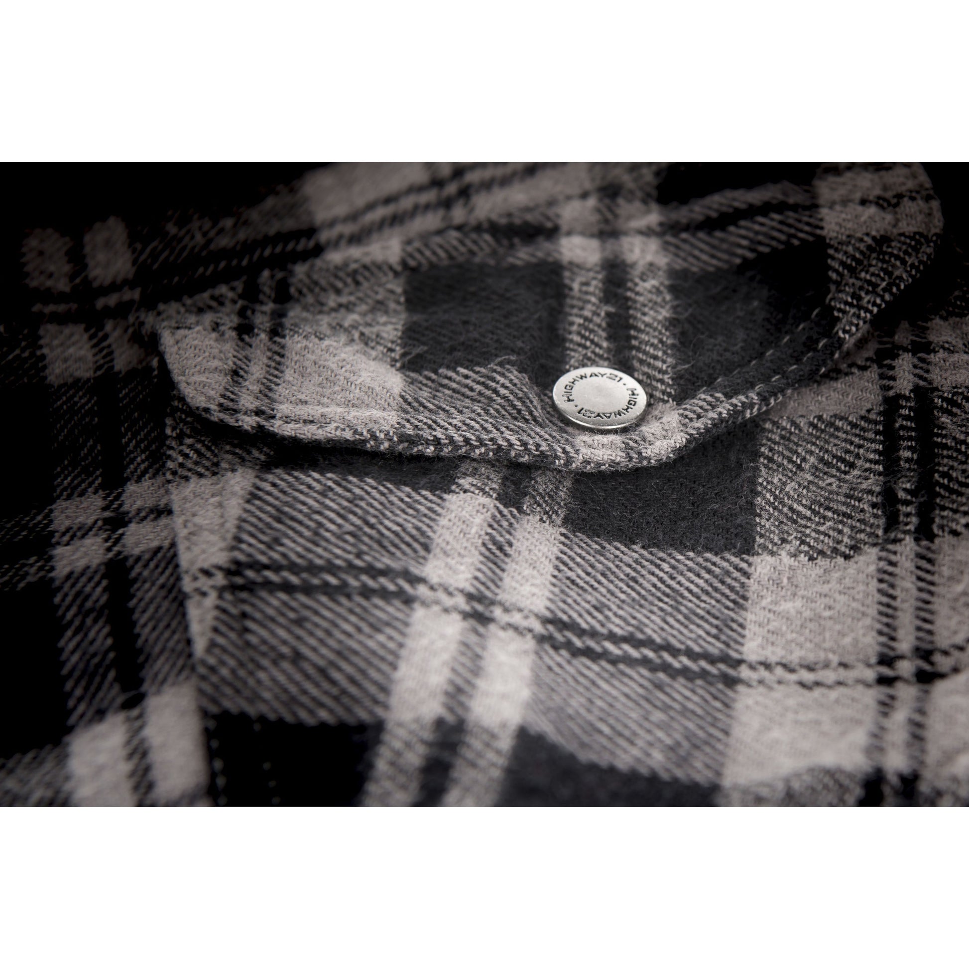 Marksman Flannel Black/Grey Md