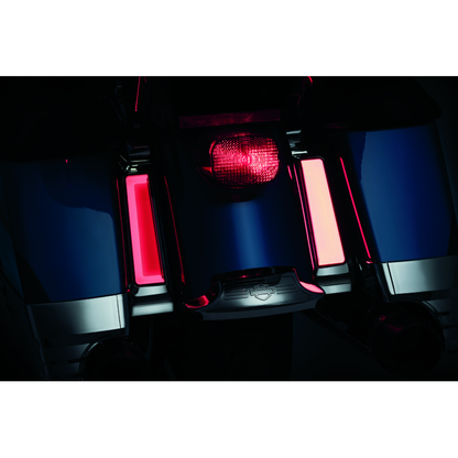 Kuryakyn Tracer L.E.D. Inserts For Saddlebag Supports Chrome