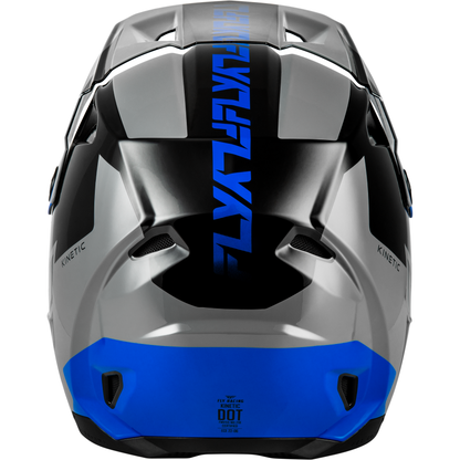Kinetic Crest Helmet Grey/Black/Blue Lg