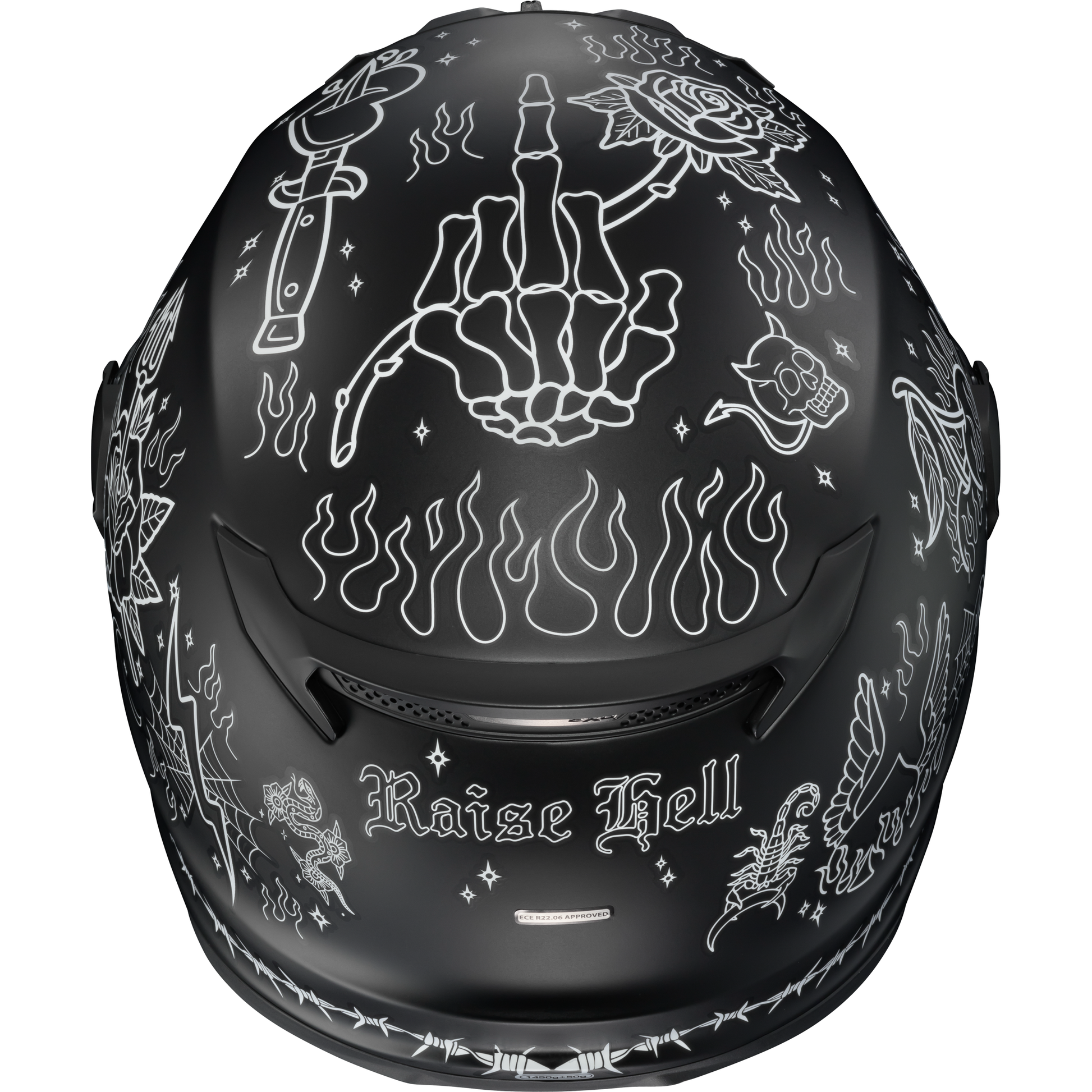 Covert Fx Full Face Helmet The Litas 2 Black Lg