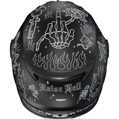 Covert Fx Full Face Helmet The Litas 2 Black Lg