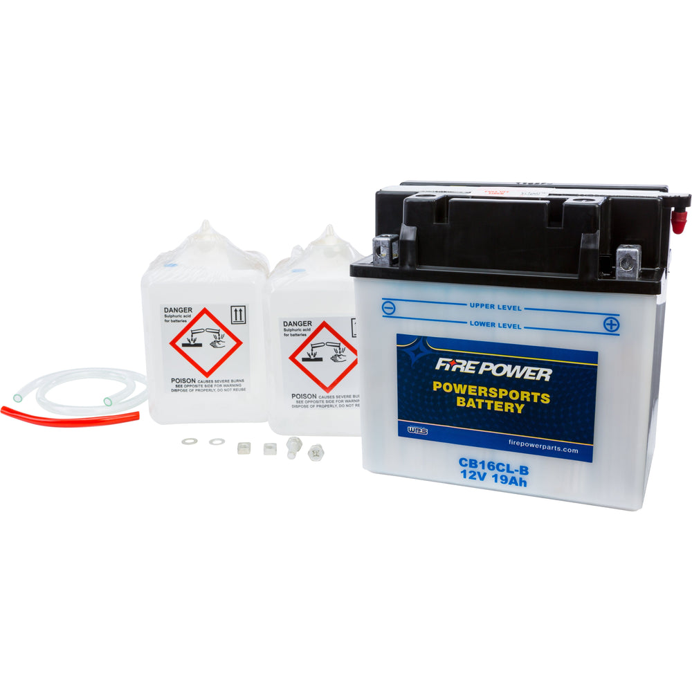 Battery W/Acid Cb16cl B 12v Heavy Duty