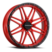 Krank Xl Wheel 22x7 4/137 3.5+3.5 (0mm) Blk/Red