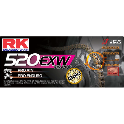 Gb520exw Drive Chain Gold 520 X 120