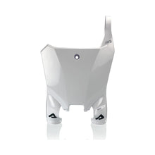 Raptor Front Number Plate White Hon