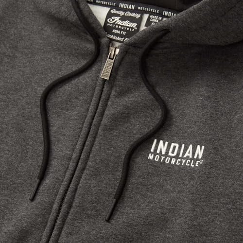 
                      
                        Indian Motorcycle Women's Charcoal Black Contrast Hoodie, Gray
                      
                    