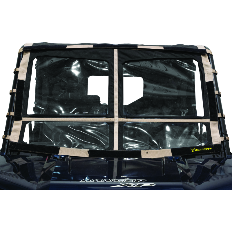 QuadBoss 15-19 Polaris Ranger 1000 Diesel Soft Windshield