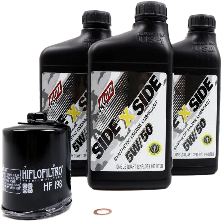 Sidexside Oil Change Kit 5w50 /W Oil Filter Pol