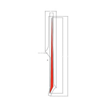 Polaris Slingshot Decal-Hood,Strip,RH,RED, Genuine OEM Part 7187364, Qty 1