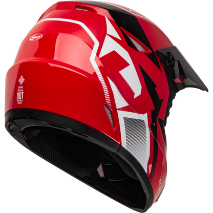 Mx 46 Compound Helmet Red/Black/White Ym