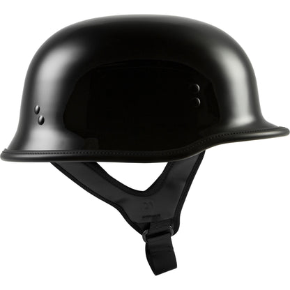 9mm German Beanie Helmet Gloss Black 2x