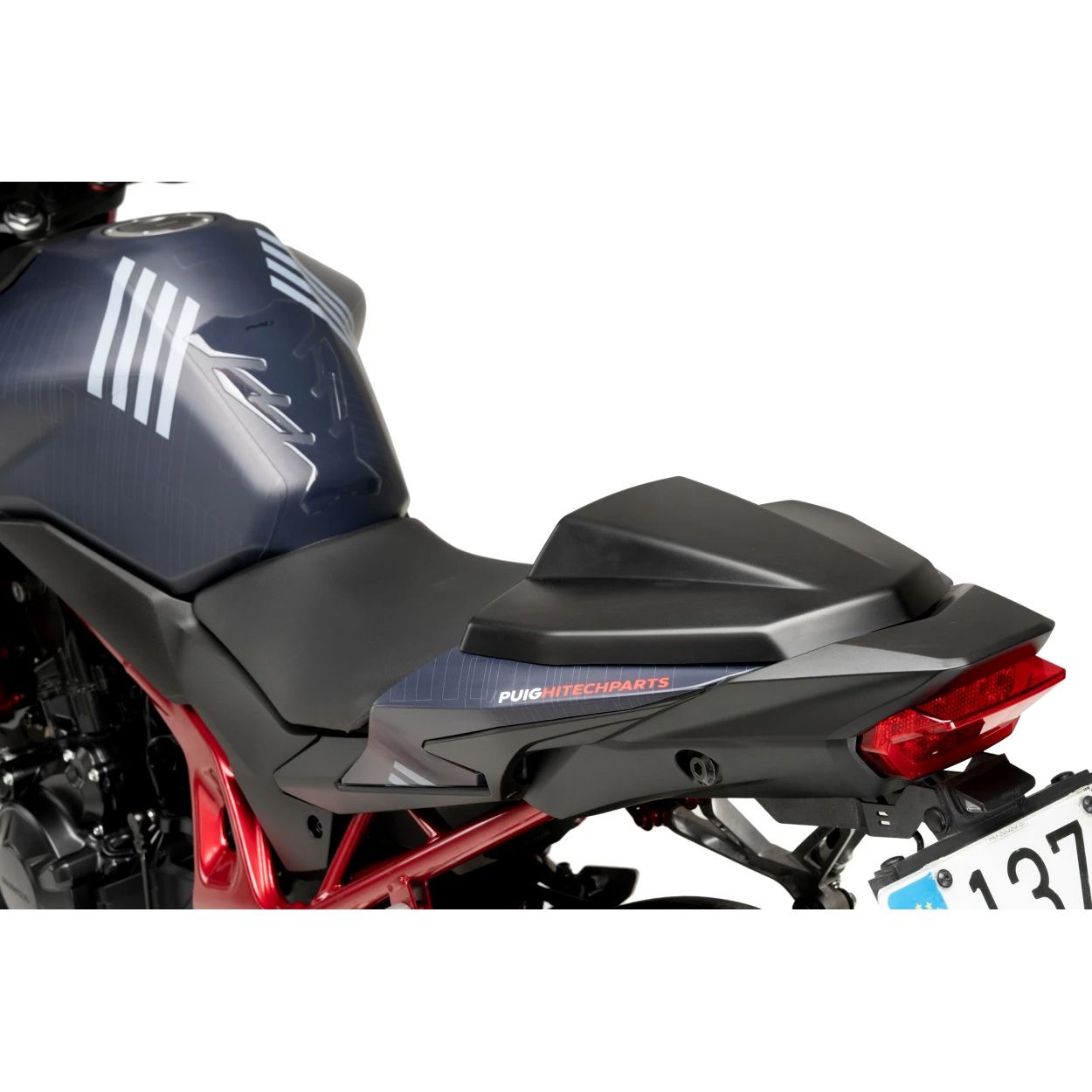 Rear Seat Cowl Matte Black Hon
