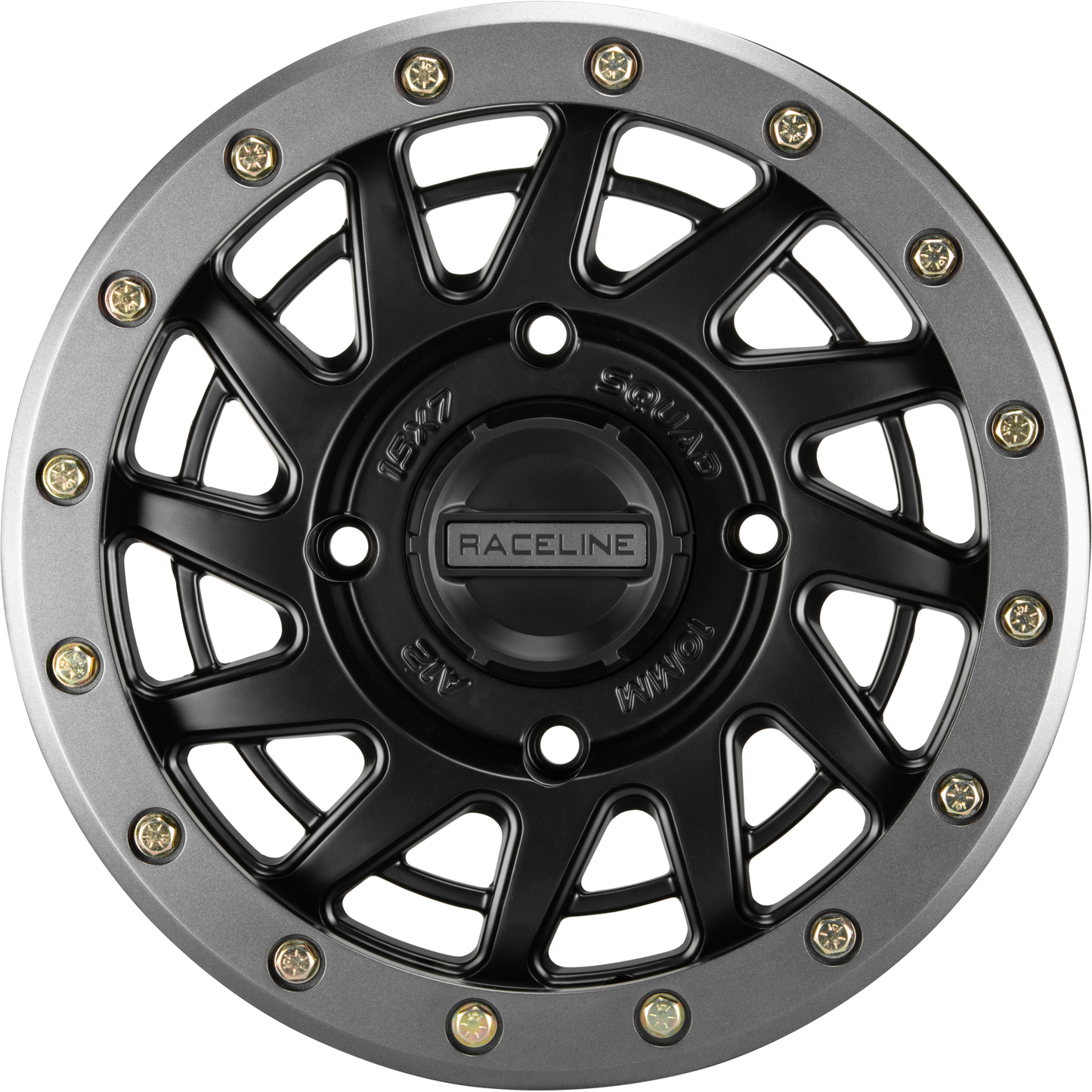 Squad Bdlk Wheel 15x7 4/156 6+1(+38mm) Blk/Gunmetal