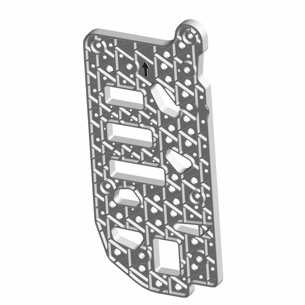 Polaris ATV Footpad Support, Right, Genuine OEM Part 5453787, Qty 1