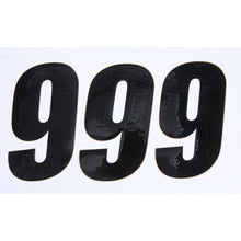 Number 9 Black 6" 3/Pk