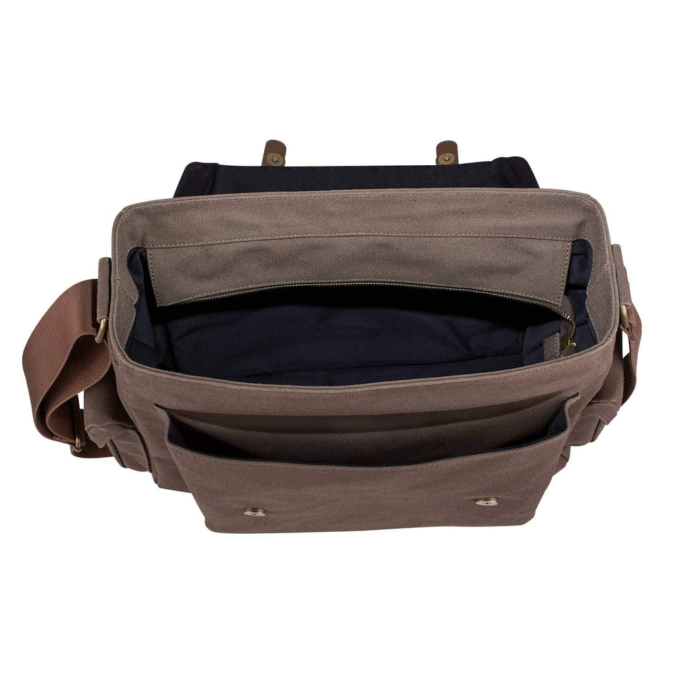 
                      
                        Indian Motorcycle Waxed Cotton Messenger Bag, Olive - one size
                      
                    