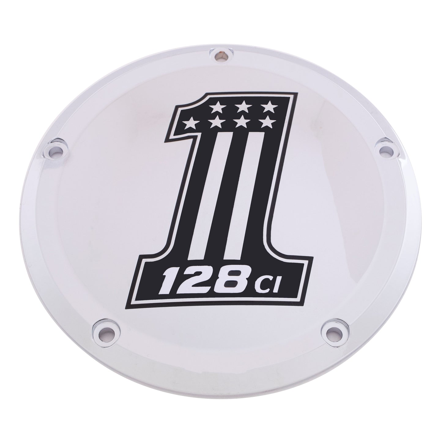 6   M8 Softail Derby Cover 128 Chrome