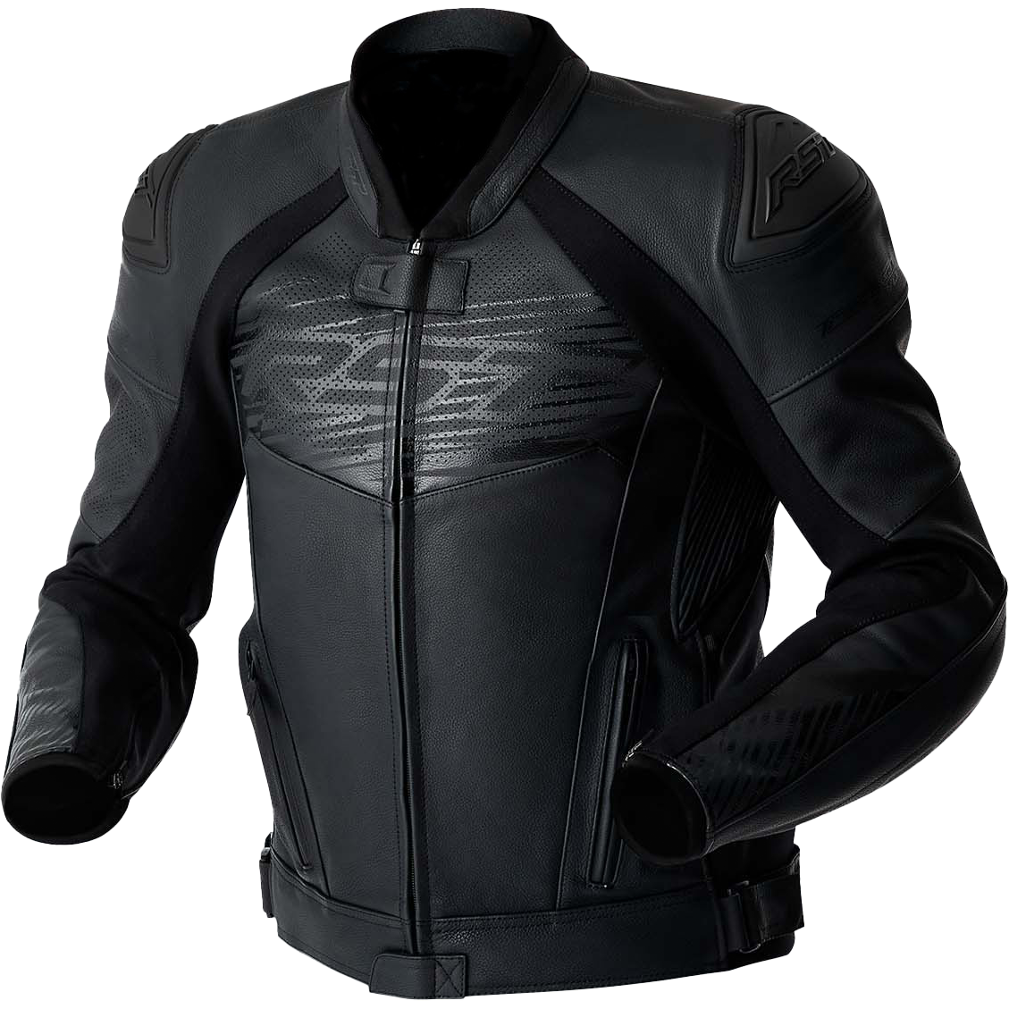 Tractech Evo D3o Jacket Black Leather 4x