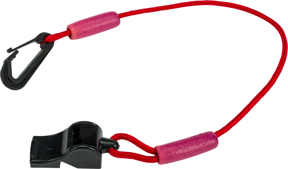 Floating Whistle W/Lanyard (Red)