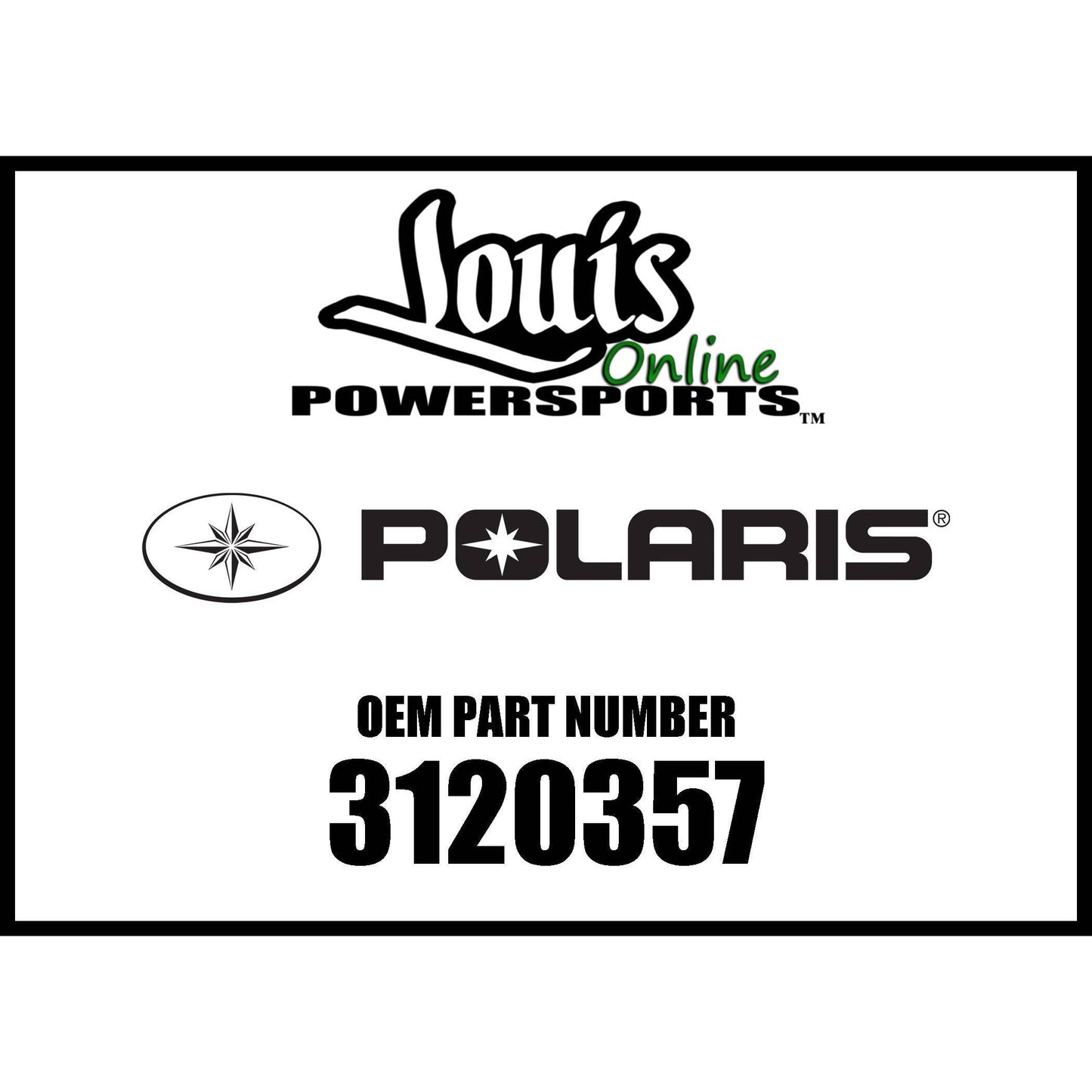 Polaris Off Road EDGE, CUTTING, Genuine OEM Part 3120357, Qty 1