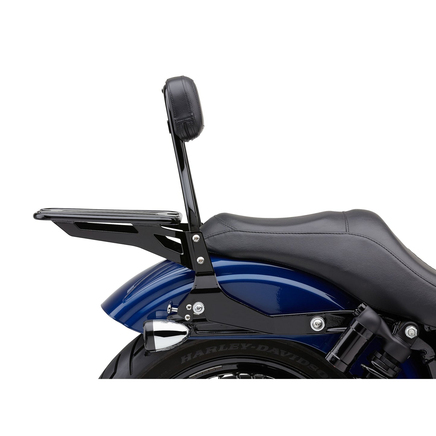 Detachable Backrest Round Black Dyna 06 17