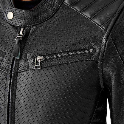 Womens Roadster Air D3o Jacket Black Leather Lg