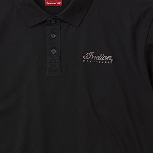 
                      
                        Indian Motorcycle Men's Indian Polo Shirt, Black - 2862753
                      
                    