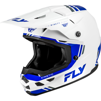 Kinetic Verdict Helmet White/Blue/Grey Sm