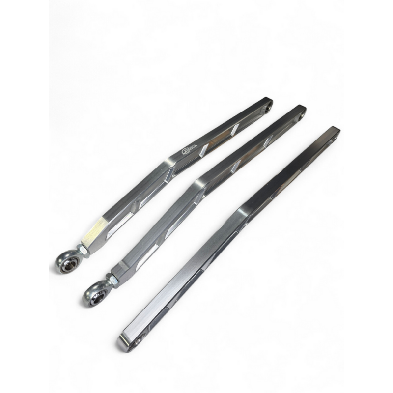Elektric Offroad 2017+ Can Am Maverick X3 Volt Billet Radius Rods Anodized Clear (RS 72In Model)