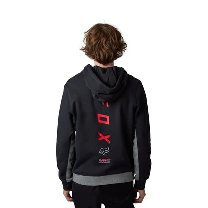 Fox Racing Men's Standard Fox X Honda Zip Fleece Hoodie, Black, X-Large