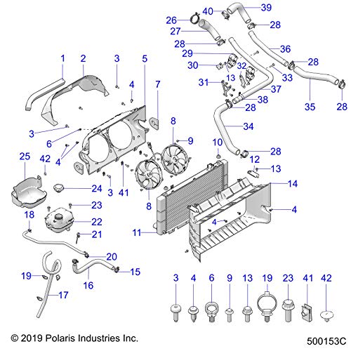 Polaris Slingshot Surge Tank Cap, Genuine OEM Part 5439573, Qty 1
