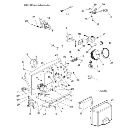 Polaris GEM Trombetta Contactor Assembly, 48V, Genuine OEM Part 4012818, Qty 1